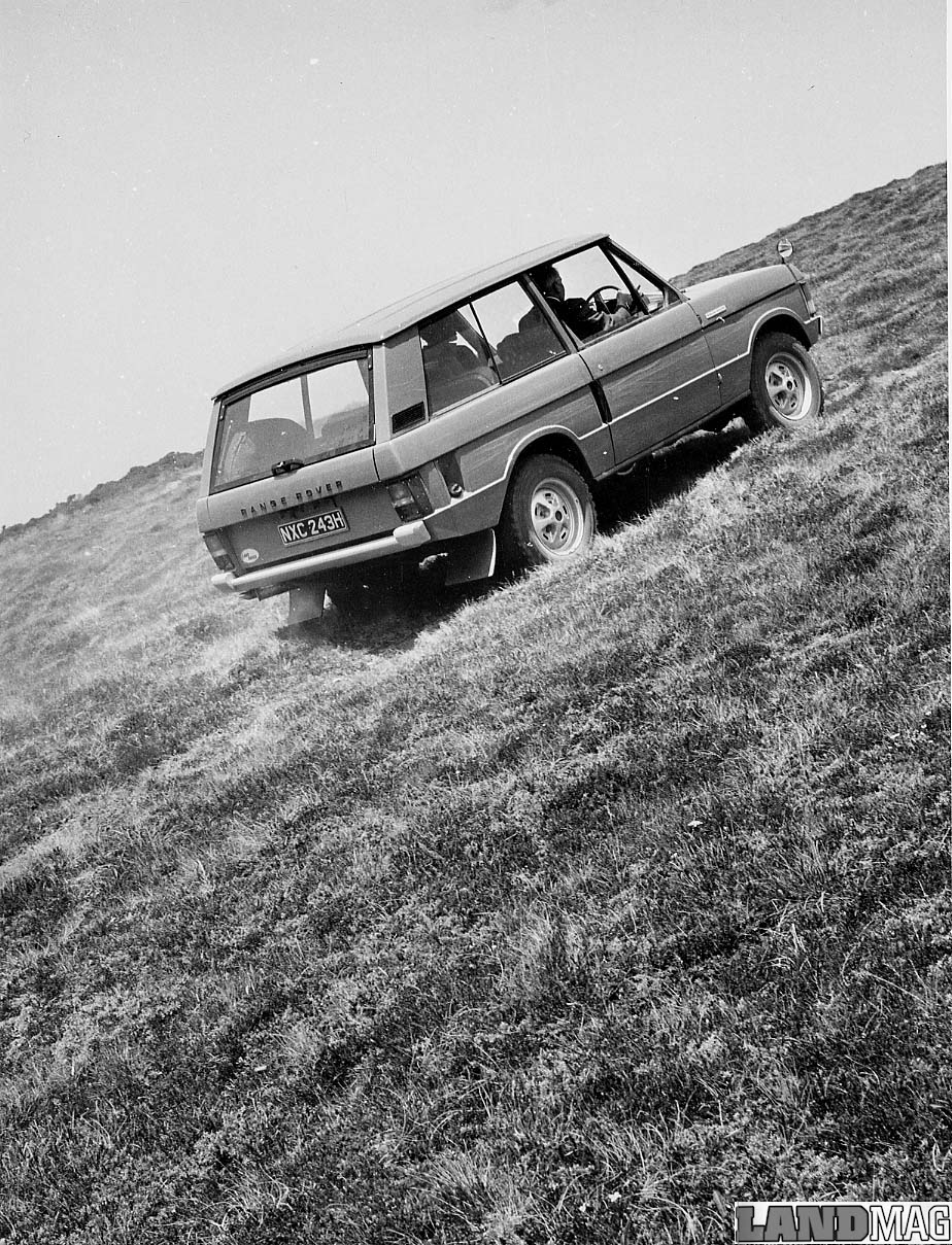 Range Rover Press Demo at Falmouth 1970 R-9833-54