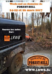 Week-end LRWB (Belgique) au Domaine de Forest Hill @ Domaine de Forest Hill | Montalet-le-Bois | France