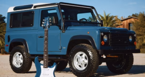 Des guitares aux couleurs du Defender